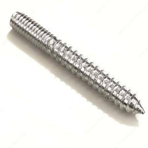 Threaded Stud Bolts M6 Threaded Hanger Bolt Metal Wood Dowel Screw High Strength Stainless Steel Double End