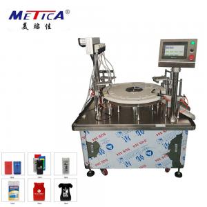 China 2kw Liquid Filling Capping Machine , CE Perfume Filling And Capping Machine supplier