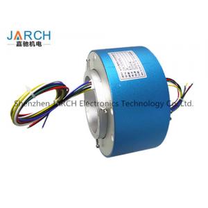 Lead free100mm through bore electrical slip ring / miniature slip ring Max speed:500RPM