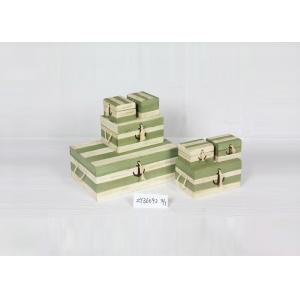 Light Green White 41x37x55cm Jewelry Wooden Box Cabinet