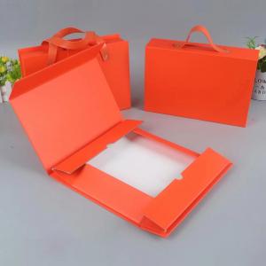 China Custom Portable One Piece Folding Gift Box Color Printing Wine Gift Packaging Flap Box supplier
