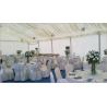 China Professional 150 Seaters White Luxury Beach Wedding Marquee for Rent with Wind Resistance wholesale