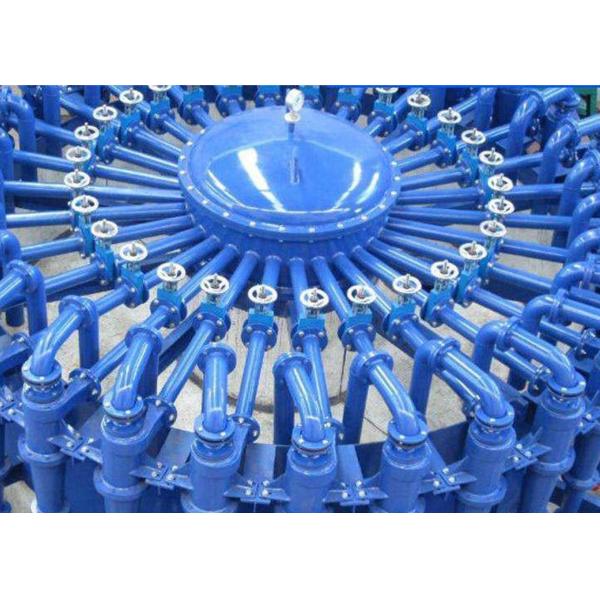 China Solids Liquid Separation Desadning Hydrocyclones Blue Classifying Desanding Hydrocyclone wholesale
