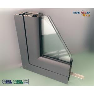 Three Layers Aluminium Window Profiles Frame With Powder Coating AA6063 T5