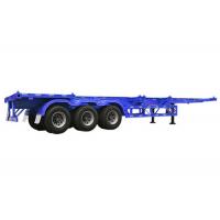 China Q345B Skeleton Container Semi Trailer 40000kg Truck Trailer Chassis on sale