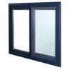 Soundproof White / Blue Sliding Aluminum Frame Windows With ROTO / SIEGENIA