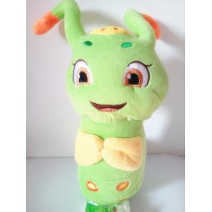 Plush Caterpillar Stuffed Toy Insect Green Toy Holiday Gift Present 35cm Hanging Toy Present PP Cotton INSIDE Present