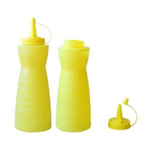 China 500ml Yellow Pear Shaped Soy Sauce Bottle PP Products 6 * 20 cm supplier