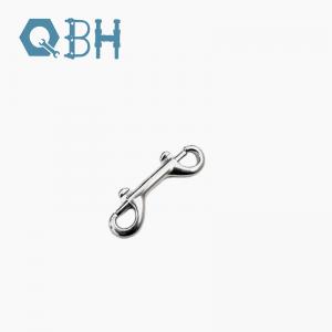 Stainless Steel 304 Double End Bolt Clips 100mm Heavy Duty Snap Hook For Pet Chain