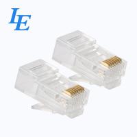 China 50U Connector Unshielded RJ45 Cat6 Plug For Network on sale