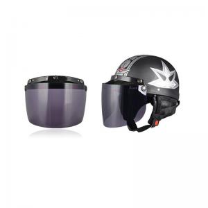 Windproof Anti Fog Lens PC Material Made With Motorcycle Open Face Helmet