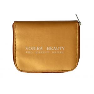 China Travel Makeup Brush Bag With Mirror Cosmetic Pouch Holder supplier