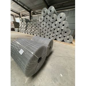 China 10 Lines Concrete Weight Coating Mesh In Rolls Pipeline Reinforced Mesh High Tensile Strength on sale
