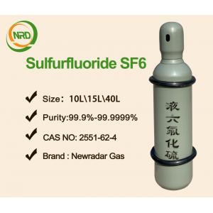 China Sf6 Gas 99.999% Purity Plus Specialty Gases For Electronics Inert Insulating Gas supplier