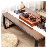China Custom different color Chinese Floding Tea table Bamboo coffee table for bedroom bay window on sale