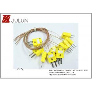 OMEGA Yellow Thermocouple Connector K Type Temperature Measuring Wire Plug Socket SMPW-K-M Connector