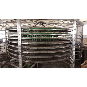                  Food Grade Stainless Steel Spiral Tower Conveyor for Cake and Bread Cooling             