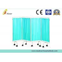 China Hospital Privacy Screens Stainless Steel Waterproof Cloth medical Ward Screen (ALS-WS06) on sale