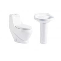 China Gravity Double Flush One Piece Bathroom Toilet All In One Toilet 690X370X760mm on sale
