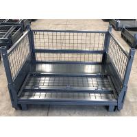 China Foldable Collapsible Pallet Cage Stillage For Warehouse Logistics Turnover on sale