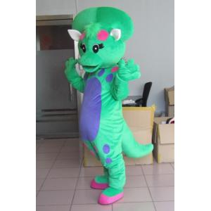 China Funny baby bop dinosaur cartoon character mascot costumes for adults supplier