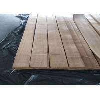 China Quarter Cut Brown Ash Wood Veneer Sheets For Furniture 0.2mm For Plywood on sale