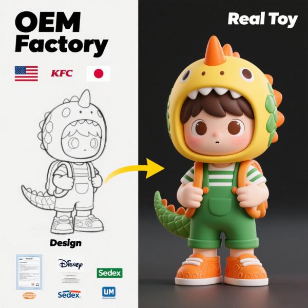 Custom Plastic Toy PVC Figure with 3D Digital Sculpting MOQ 5000PCS and Customized Size