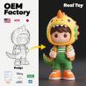 Custom Plastic Toy PVC Figure with 3D Digital Sculpting MOQ 5000PCS and Customized Size