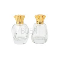 China 360 Degree Rotation Portable Perfume Bottle With Golden Plastic Cover Bayonet on sale