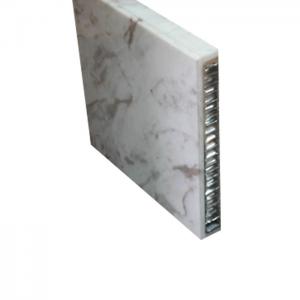 China Natural Marble Veneer Stone Honeycomb Panel Aluminum For Wall Decoration supplier