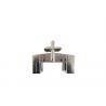 China Silver Cross Decoration Coffin Parts Steel Bars For Funeral Casket wholesale