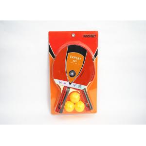 7 mm Plywood Table Tennis Set 2 Bats With 3 Yellow ABS Balls For Training