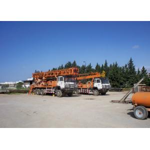 China 600M TRAILER MOUNTED WATER WELL DRILLING RIG TOP HEAD DRIVE DTH AND MUD WORKOVER supplier