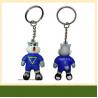 OEM colorful custom rubber 3D soft pvc Keychain with factory price