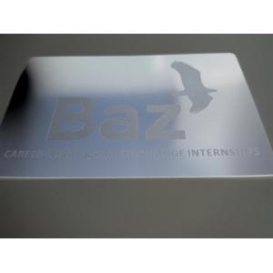 China 0.3mm Metal Membership Card 304 Steel Laser Engrave Bespoke Logo supplier