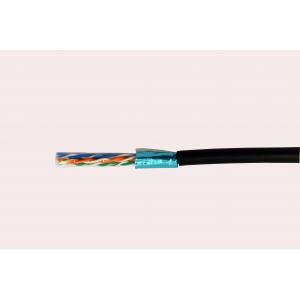 China Solid Copper Shield FTP Lan Cable 4 Pairs 23AWG High Speed Indoor or outdoor Use supplier