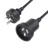China RCM SAA Approved 7.5A 250V Indoor Power Cable with SAA 2PIN Plug and C7/C17 Connector wholesale