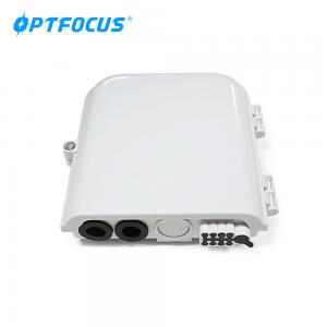 China FTTx network point distribution box 8 cores 3 in 8 out fiber optic terminal box supplier