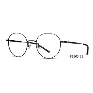China Round Eye Metal Frame Acetate Eyeglass Classical For Men Women supplier