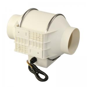 China Plastic Ventilation Exhaust Fan For Bathroom And Heating Cooling Booster supplier