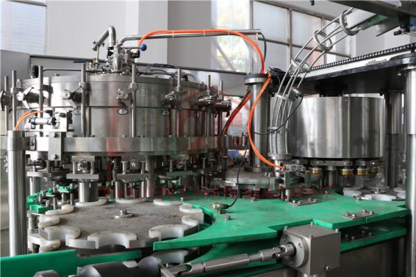 Soft Drink Washing Filling And Capping Machine With Water Sealing Equipment
