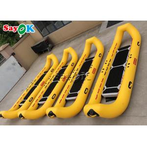 Yellow PVC Inflatable Boats Rapid Deployment River Raft Kayak Canoe Raft Water Rescue
