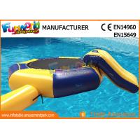 China Great Fun Inflatable Floating Water Toys Jumping Pad , 15 Foot Water Trampoline on sale