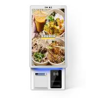 China Restaurant Self Service Checkout Kiosk Vertical Wall Hanging With Desktop on sale
