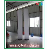 China 1.5m Dia Inflatable Lighting Decoration Led Pillar 190T Oxford Cloth For Event on sale