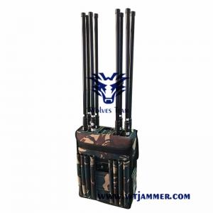 China 8 Bands High Power Draw Bar Box Jammer , Military Type Bomb Signal Jammer supplier