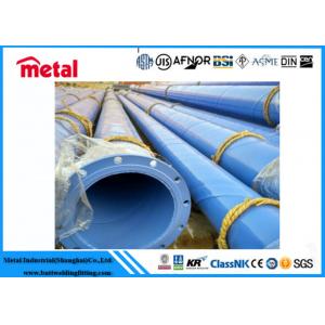 China Seamless Epoxy Coated Ductile Iron Pipe , 3lpe Coating Thickness Coated Carbon Steel Pipe supplier
