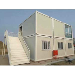 Steel Construction Prefabricated Container House Galvanized Fireproof