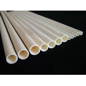 Chemical Resistance Alumina Ceramic Tube , 1600 ℃ High Temperature Ceramic Tube