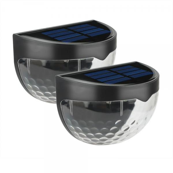 Good Price Waterproof LED Solar Wall Light 6 LEDs 6000k Light Sensor Outdoor